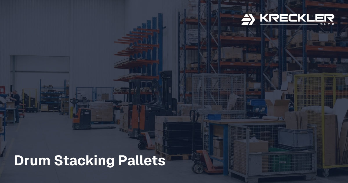 Drum Stacking Pallets with Sump | Kreckler.Shop