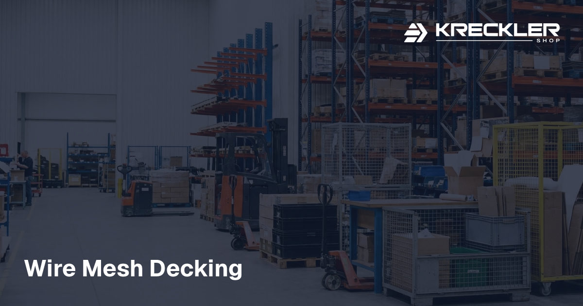 Wire Mesh Decks for Pallet Racking | Kreckler.Shop