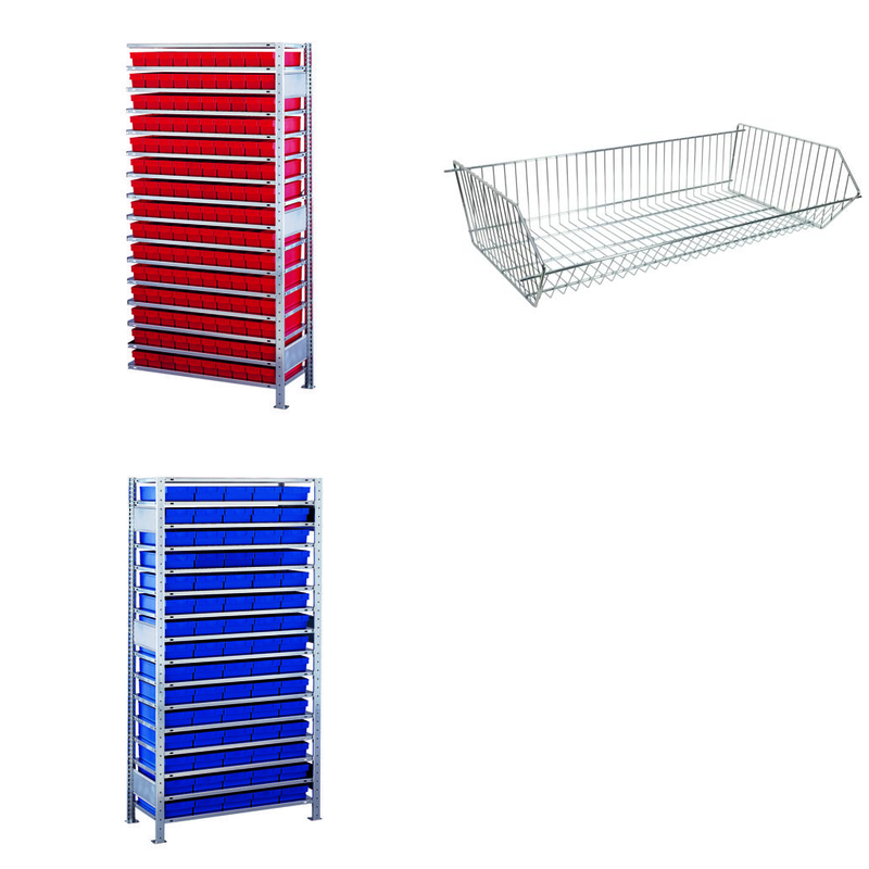 Kleinteileregal-Sets