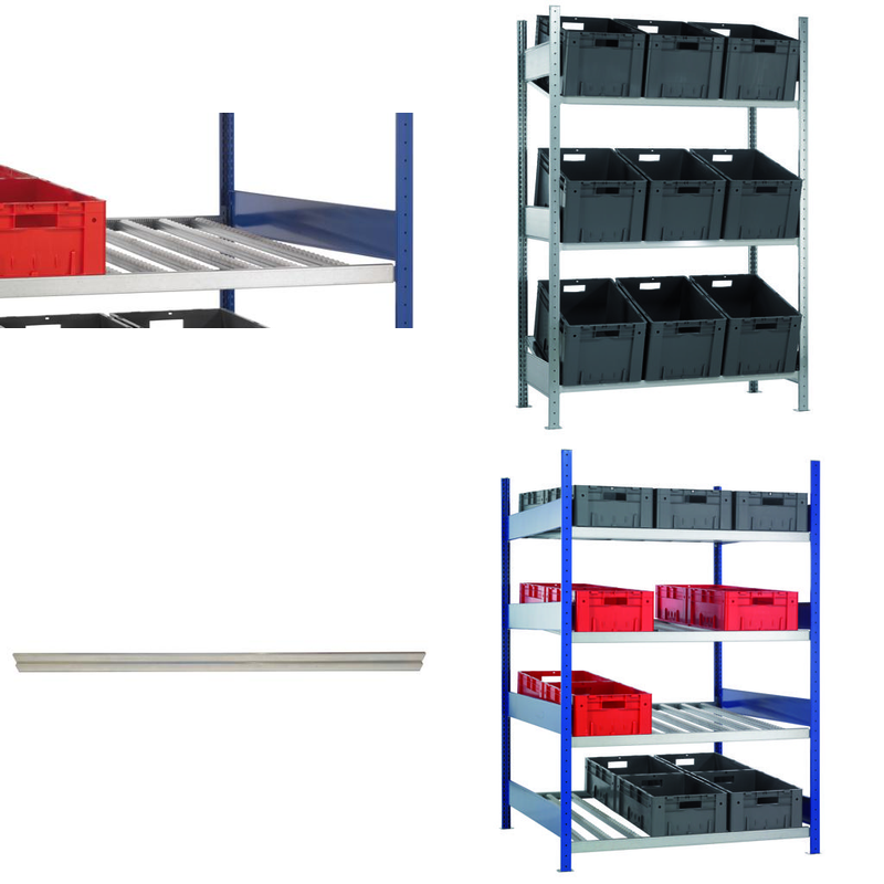 Bereitstell-Schrägbodenregal XL